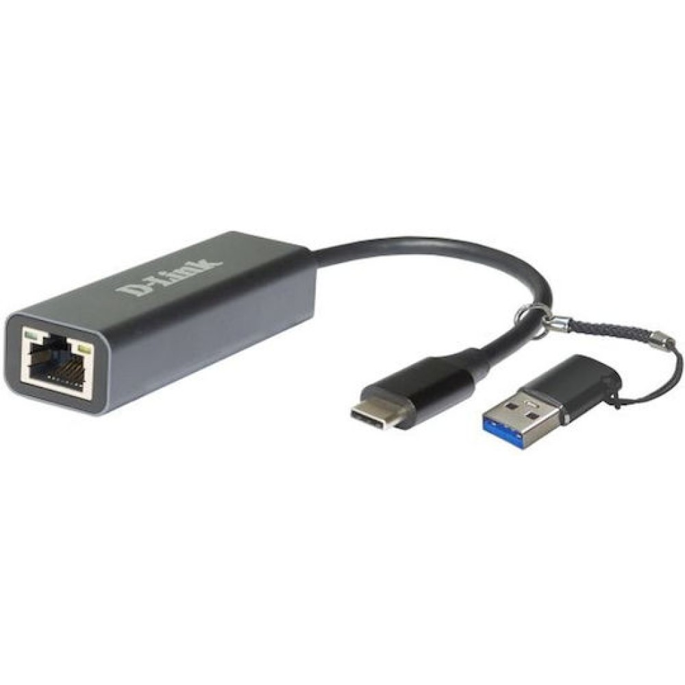 D-Link DUB-2315 & USB-A Adapter USB-C Αντάπτορας Δικτύου για Ενσύρματη σύνδεση Ethernet