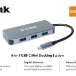 D-Link USB-C Docking Station με HDMI 4K PD Ethernet Γκρι (DUB-2335)