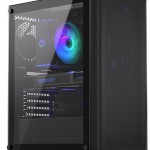 Endorfy Ventum 200 Air Gaming Midi Tower Κουτί Υπολογιστή με Πλαϊνό Παράθυρο Μαύρο