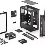 Endorfy Signum 300 Core Gaming Midi Tower Κουτί Υπολογιστή με Πλαϊνό Παράθυρο Μαύρο