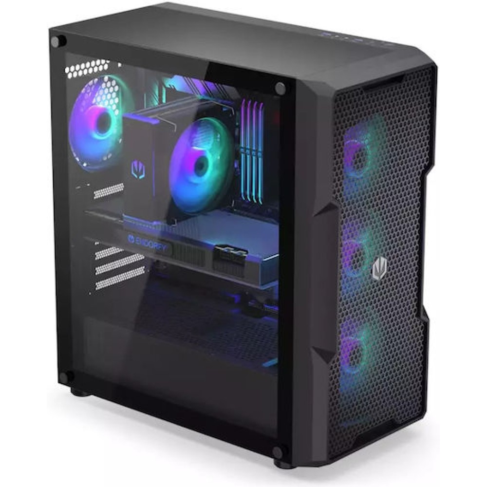 Endorfy Regnum 400 ARGB Gaming Midi Tower Κουτί Υπολογιστή με Πλαϊνό Παράθυρο Μαύρο
