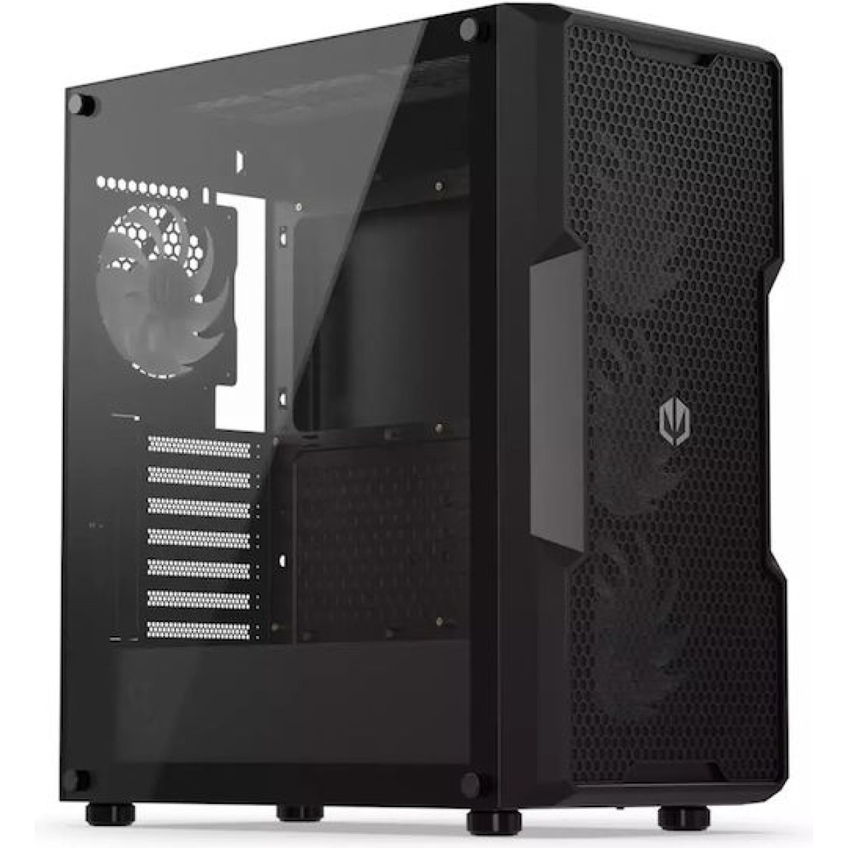 Endorfy Regnum 400 ARGB Gaming Midi Tower Κουτί Υπολογιστή με Πλαϊνό Παράθυρο Μαύρο