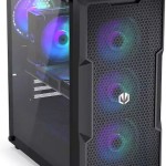 Endorfy Regnum 400 ARGB Gaming Midi Tower Κουτί Υπολογιστή με Πλαϊνό Παράθυρο Μαύρο