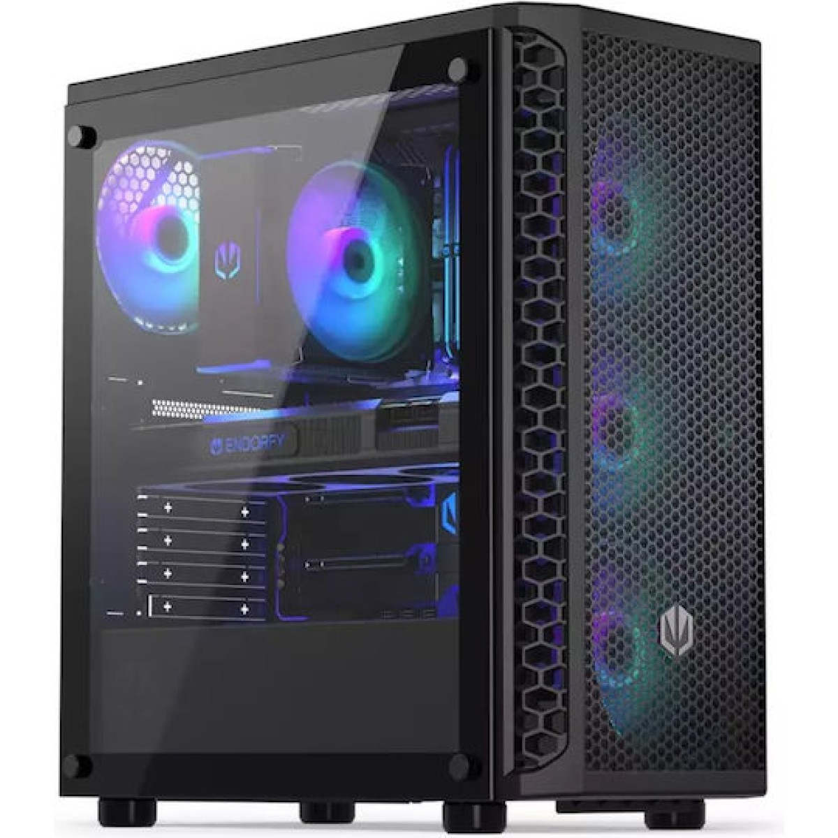 Endorfy Signum 300 ARGB Gaming Midi Tower Κουτί Υπολογιστή με Πλαϊνό Παράθυρο Μαύρο
