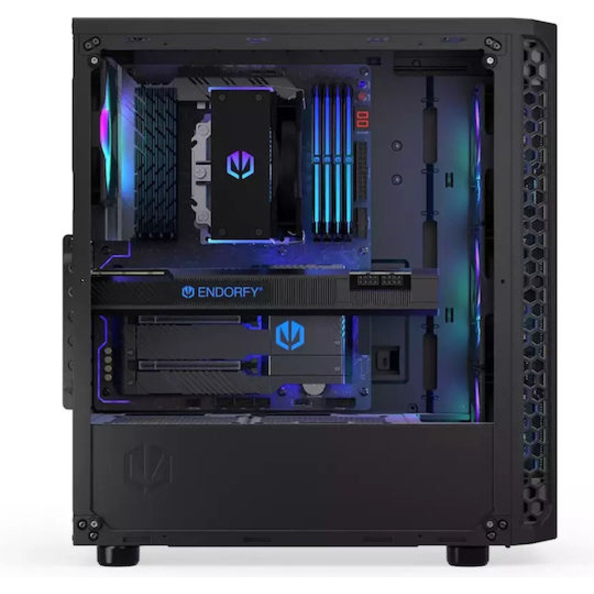 Endorfy Signum 300 ARGB Gaming Midi Tower Κουτί Υπολογιστή με Πλαϊνό Παράθυρο Μαύρο