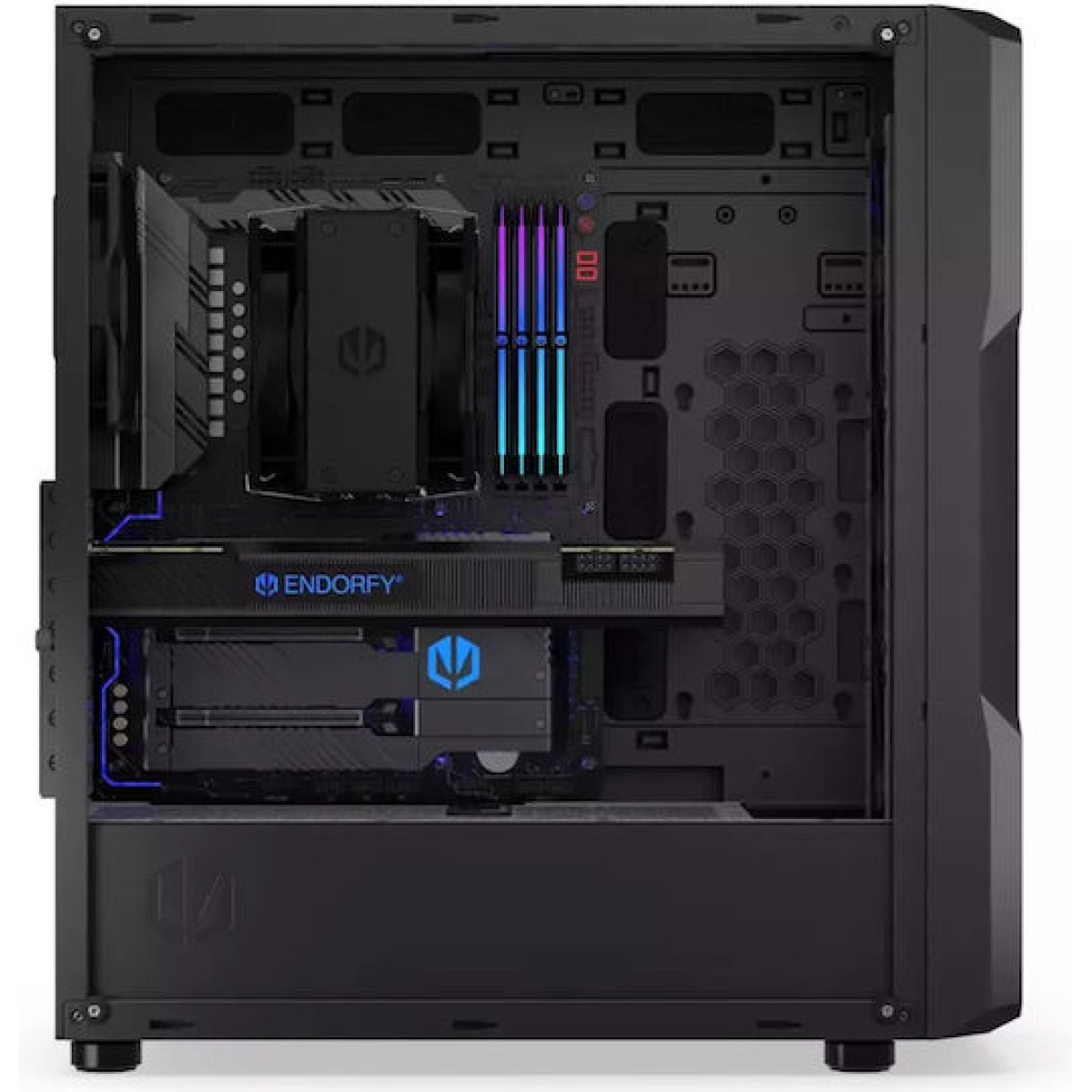 Endorfy Regnum 400 Air Gaming Midi Tower Κουτί Υπολογιστή με Πλαϊνό Παράθυρο Μαύρο