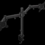 Endorfy Atlas Double Βάση Γραφείου για 2 Οθόνες έως 27