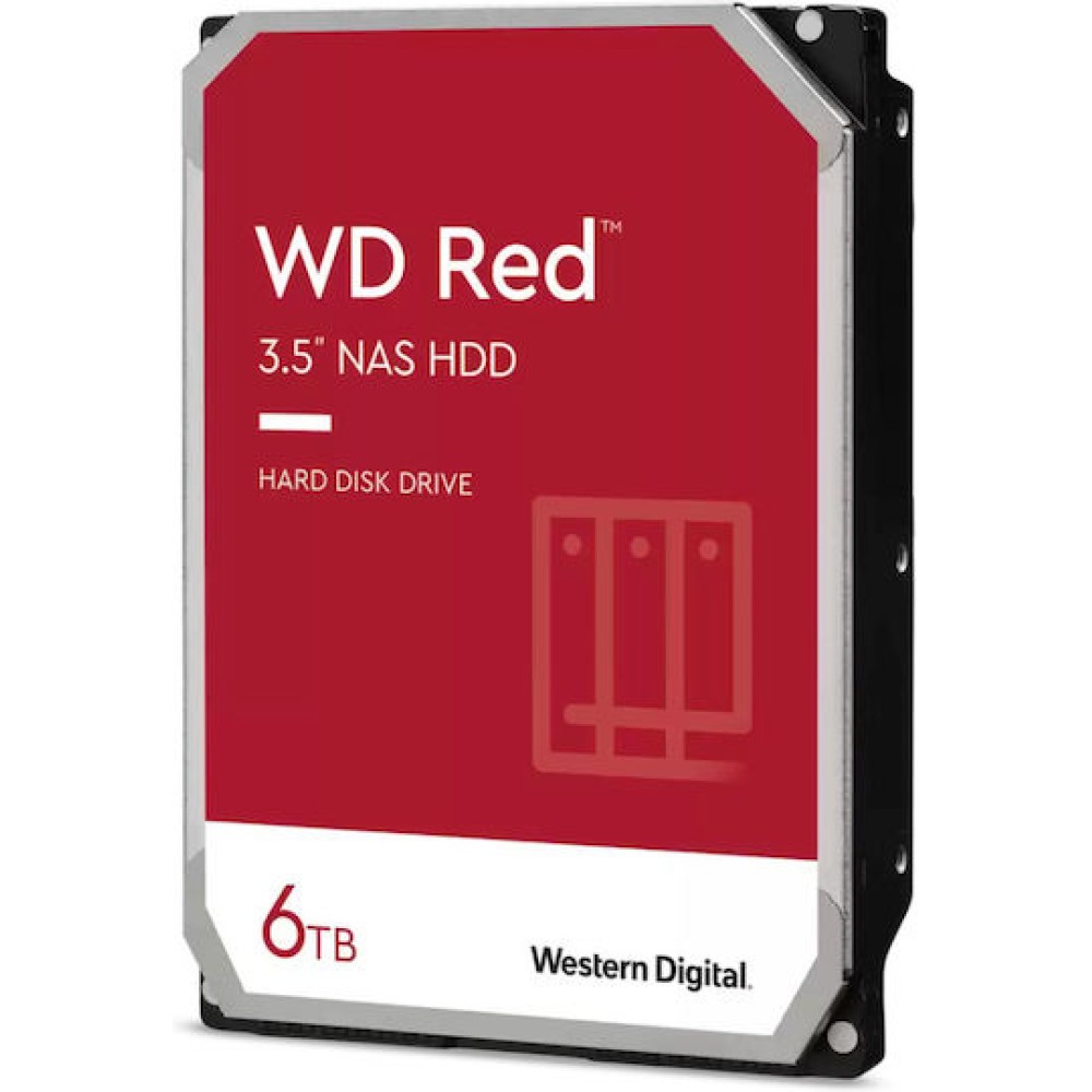 Western Digital Red Plus 6TB HDD Σκληρός Δίσκος 3.5