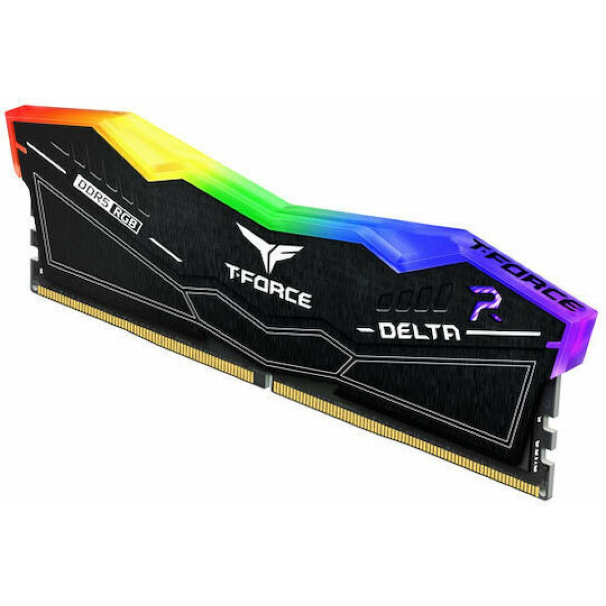 TeamGroup Delta RGB DDR5 32GB RAM με 2x16GB Modules και Ταχύτητα 7600 για Desktop