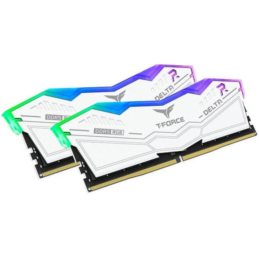 TeamGroup Delta DDR5 32GB RAM με 2x16GB Modules και Ταχύτητα 7200 για Desktop