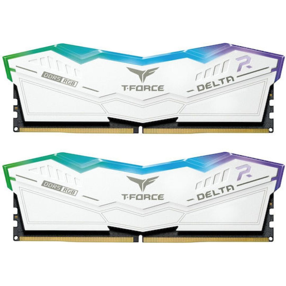 TeamGroup Delta DDR5 32GB RAM με 2x16GB Modules και Ταχύτητα 7200 για Desktop
