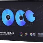 Fractal Design Lumen S36 RGB V2 (v2) Υδρόψυξη Επεξεργαστή Τριπλού Ανεμιστήρα 120mm για Socket AM4/AM5/1700/1200/115x
