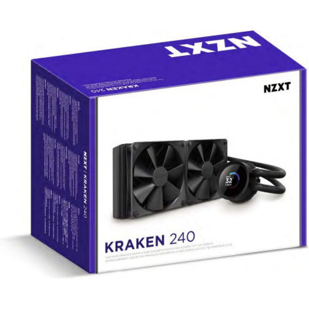 NZXT Kraken 240 Υδρόψυξη Επεξεργαστή Διπλού Ανεμιστήρα 120mm για Socket AM4/AM5/1700/1200/115x