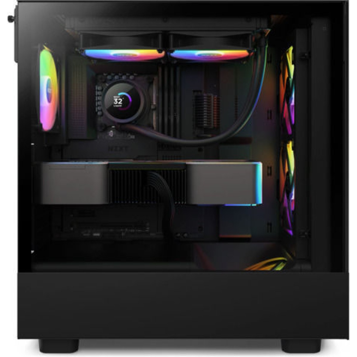 NZXT Kraken 240 RGB Υδρόψυξη Επεξεργαστή Διπλού Ανεμιστήρα 120mm για Socket AM4/AM5/1700/1200/115x
