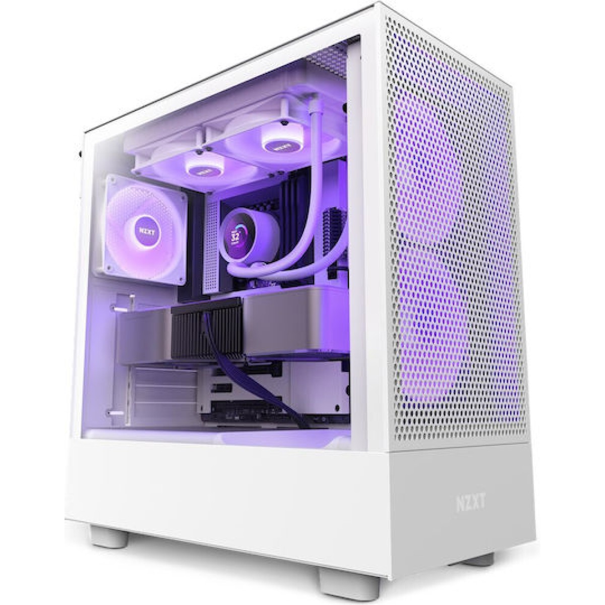 NZXT Kraken 240 RGB Υδρόψυξη Επεξεργαστή Διπλού Ανεμιστήρα 120mm για Socket AM4/AM5/1700/1200/115x Λευκή