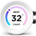 NZXT Kraken 240 Elite RGB Υδρόψυξη Επεξεργαστή Διπλού Ανεμιστήρα 120mm για Socket AM4/AM5/1700/1200 Λευκή