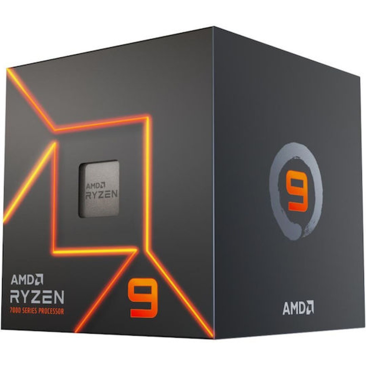 AMD Ryzen 9 7900 3.7GHz Επεξεργαστής 12 Πυρήνων για Socket AM5 σε Κουτί με Ψύκτρα
