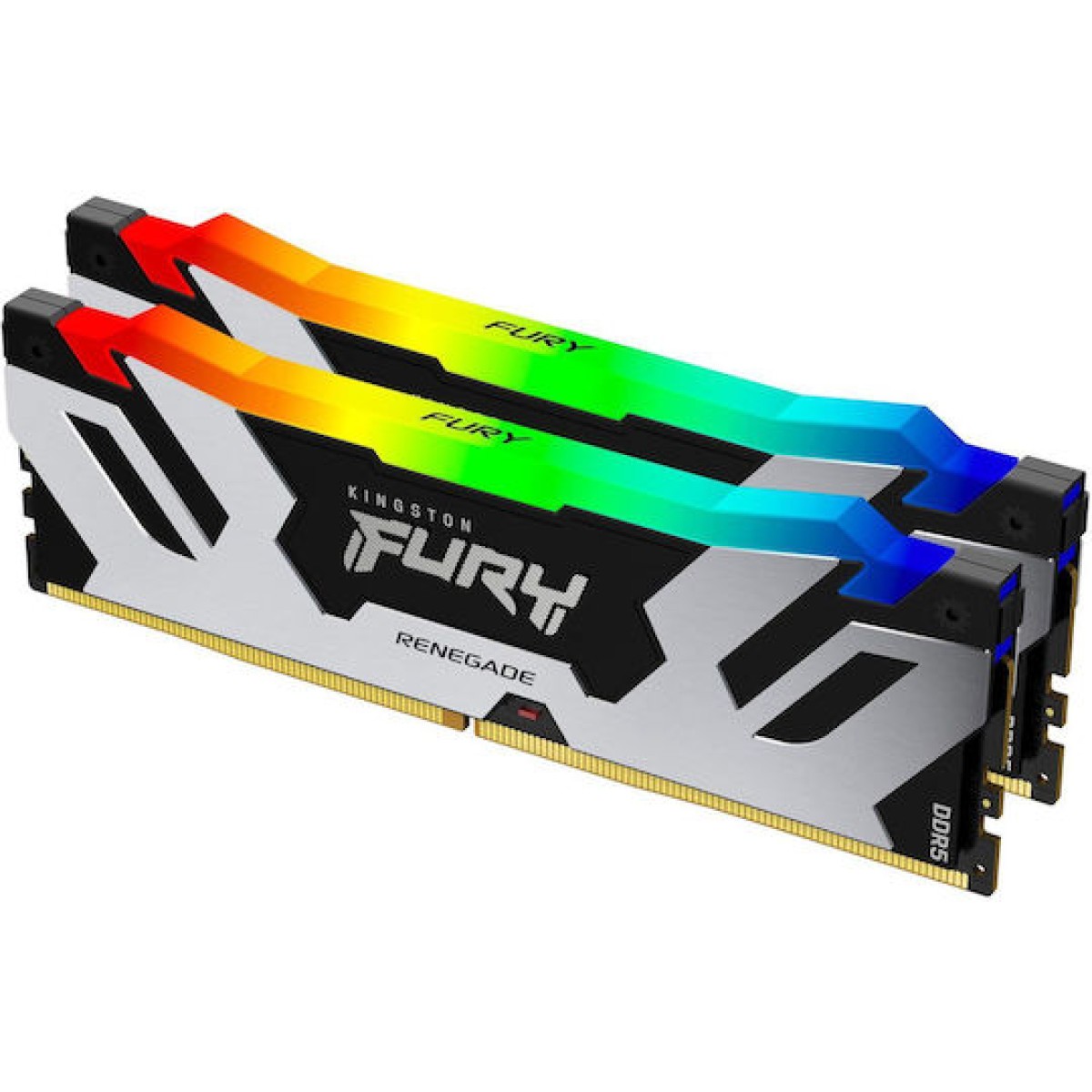 Kingston Fury Renegade RGB DDR5 32GB RAM με 2x16GB Modules και Ταχύτητα 7200 για Desktop
