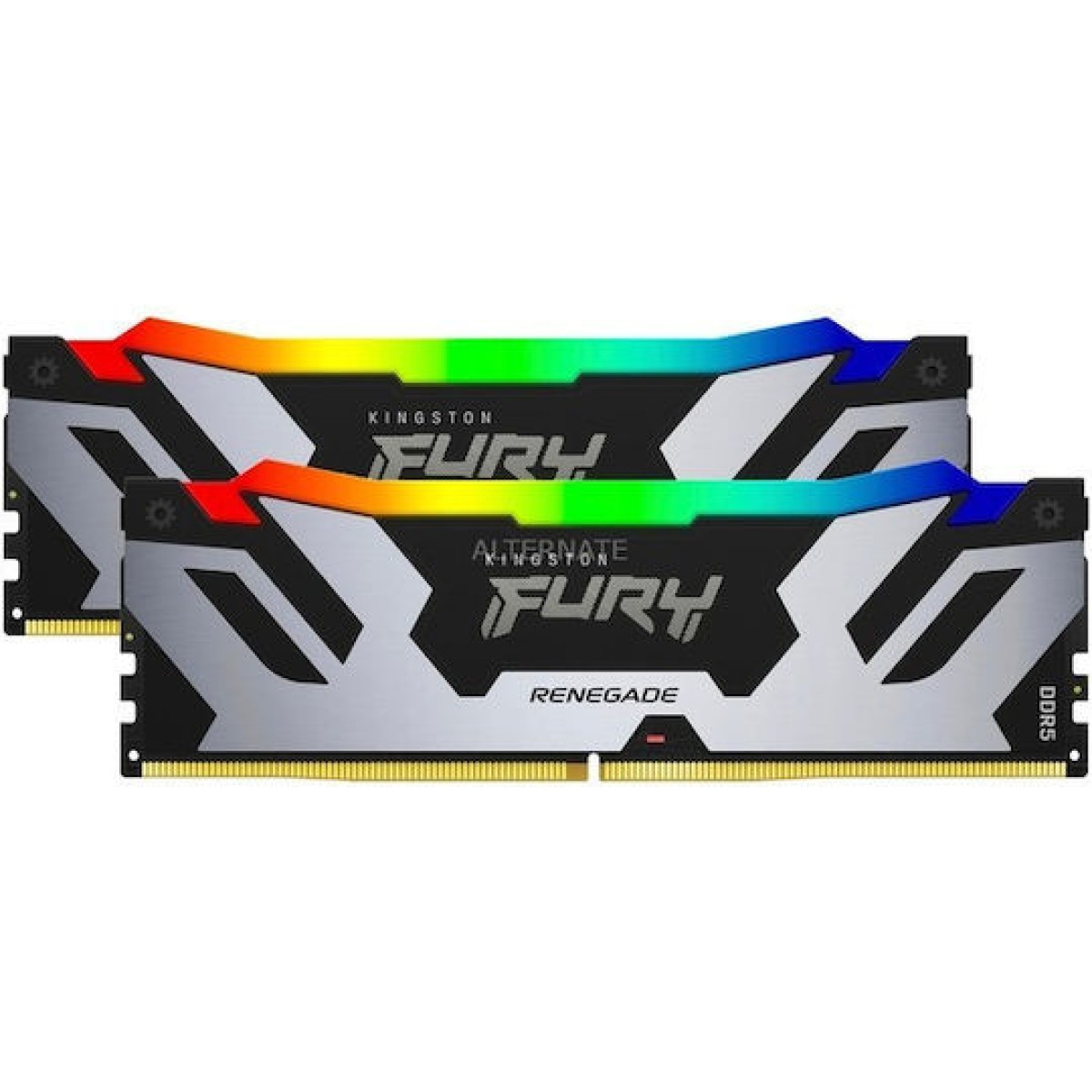 Kingston Fury Renegade RGB DDR5 32GB RAM με 2x16GB Modules και Ταχύτητα 7200 για Desktop