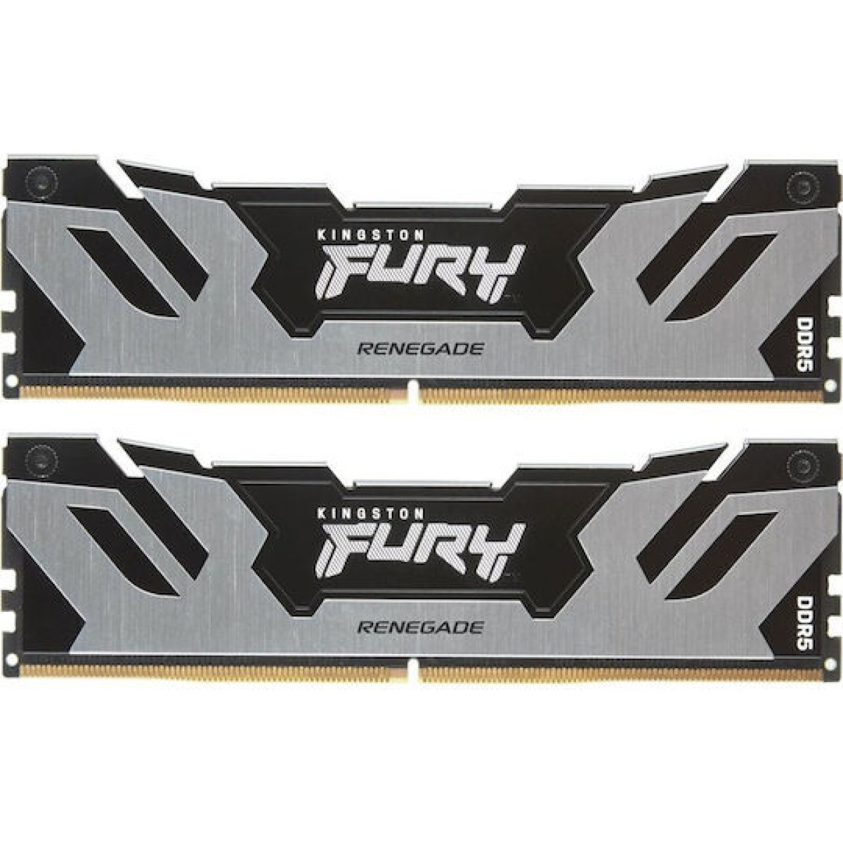 Kingston Fury Renegade Silver DDR5 32GB RAM με 2x16GB Modules και Ταχύτητα 7200 για Desktop