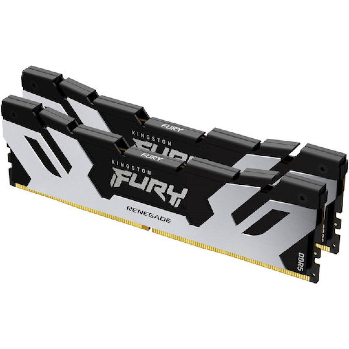 Kingston Fury Renegade Silver DDR5 32GB RAM με 2x16GB Modules και Ταχύτητα 7200 για Desktop