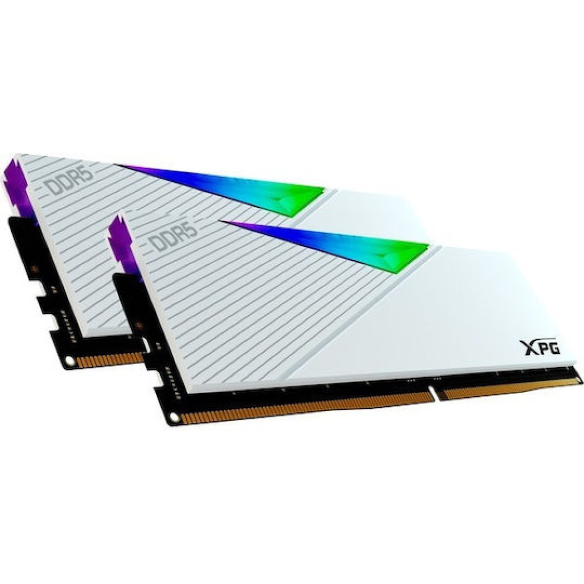 Adata XPG Lancer White DDR5 64GB RAM με 2x32GB Modules και Ταχύτητα 6000 για Desktop