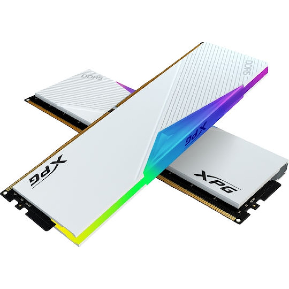 Adata XPG Lancer White DDR5 64GB RAM με 2x32GB Modules και Ταχύτητα 6000 για Desktop