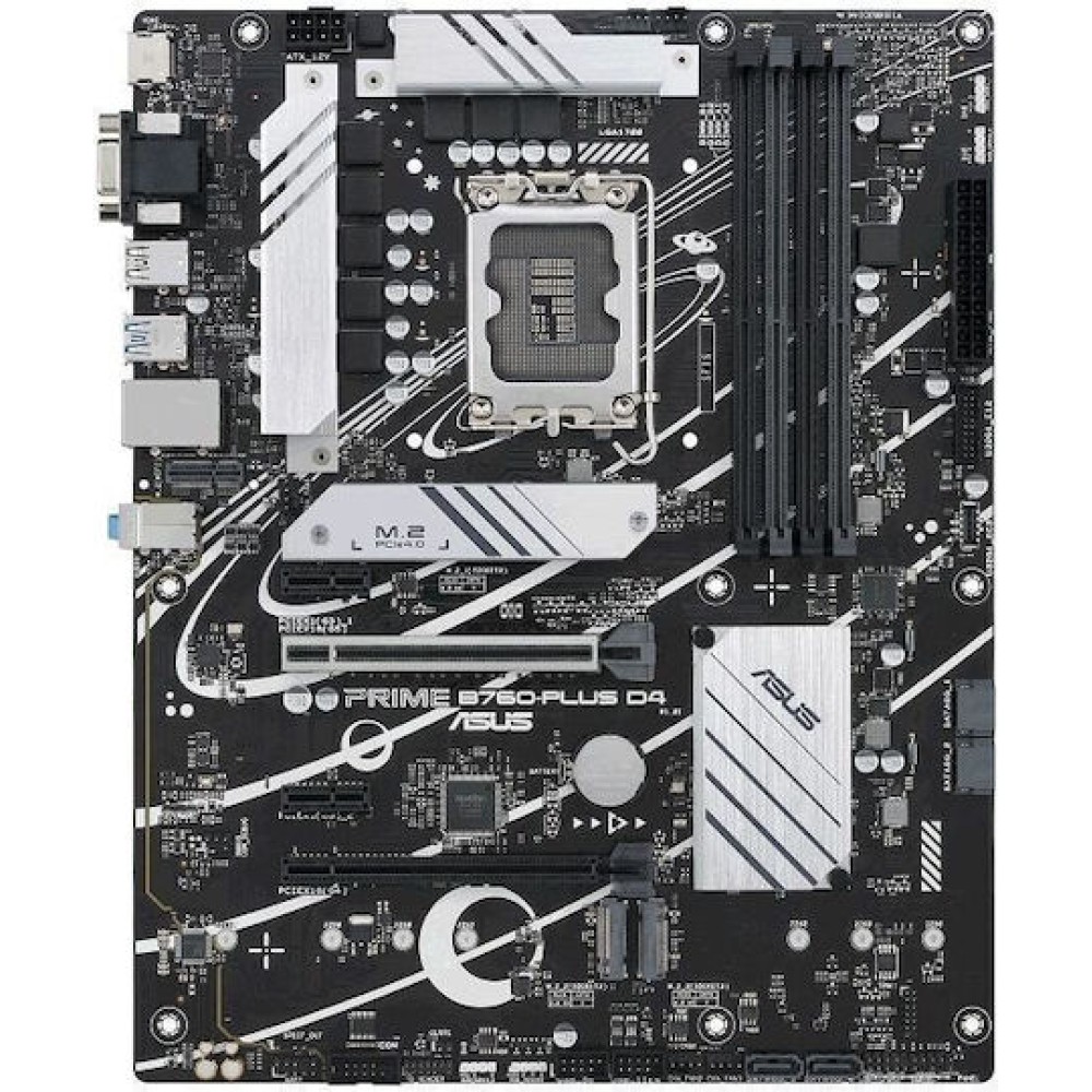 Asus Prime B760-Plus D4 Motherboard ATX με Intel 1700 Socket 90MB1CW0-M0EAY0