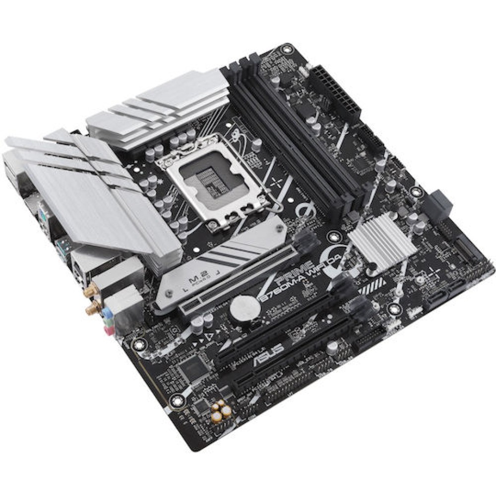 Asus Prime B760M-A WIFI D4 Motherboard Micro ATX με Intel 1700 Socket 90MB1CX0-M0EAY0