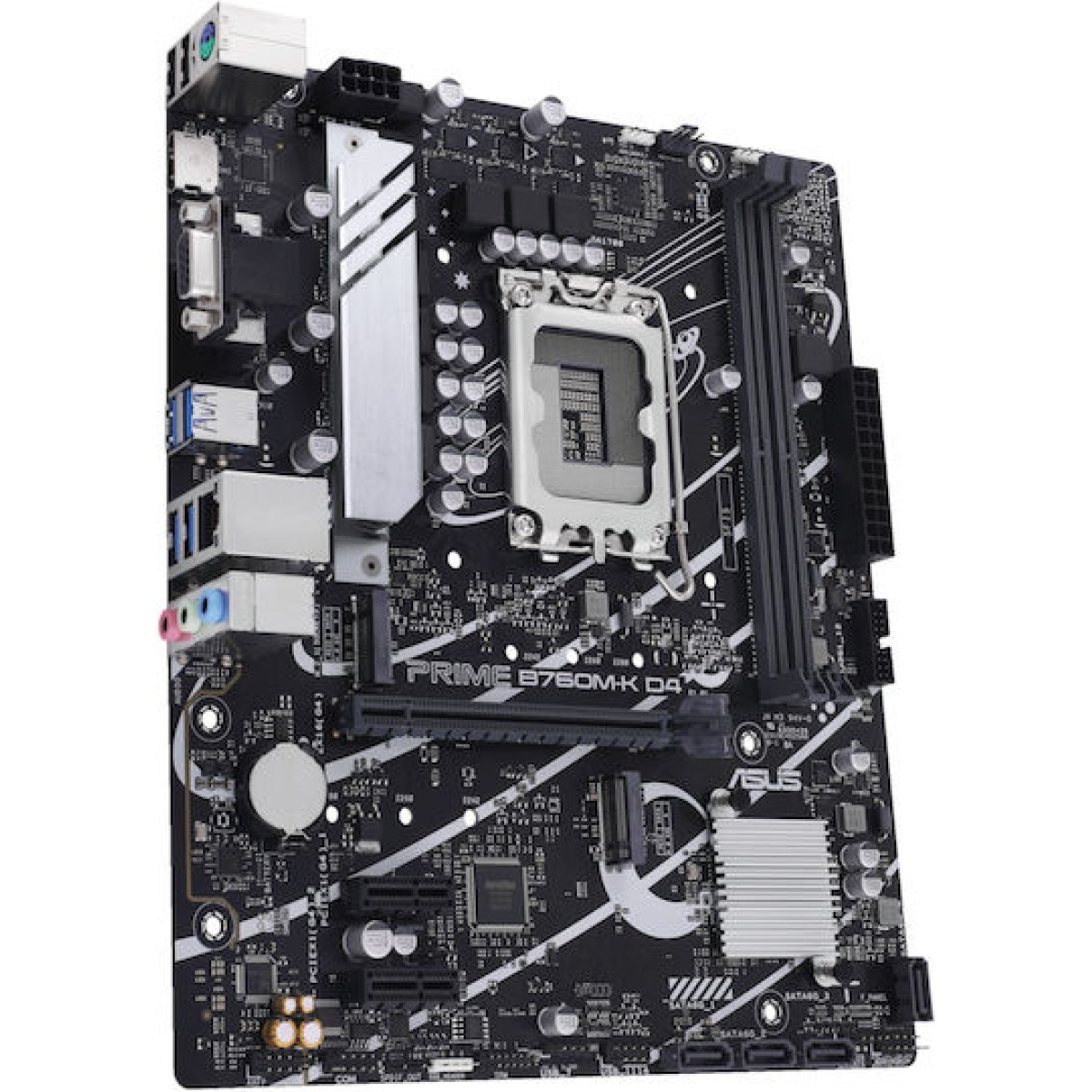 Asus PRIME B760M-K D4 Motherboard Micro ATX με Intel 1700 Socket 90MB1DS0-M0EAY0