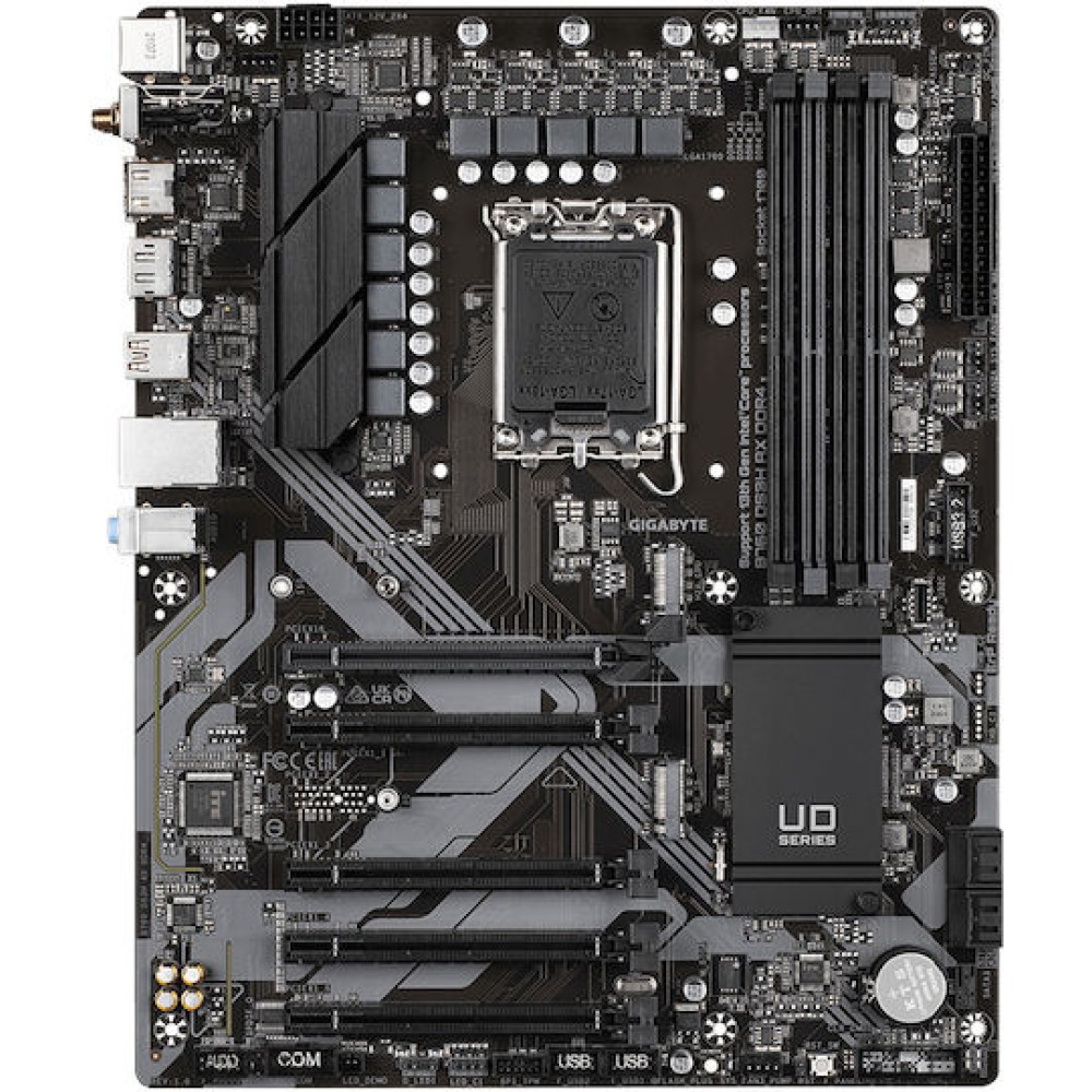 Gigabyte B760 DS3H AX DDR4 rev. 1.0 Wi-Fi Motherboard ATX με Intel 1700 Socket