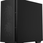 Deepcool CH360 Micro Tower Κουτί Υπολογιστή με Πλαϊνό Παράθυρο και RGB Φωτισμό Μαύρο