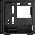 Deepcool CH360 Micro Tower Κουτί Υπολογιστή με Πλαϊνό Παράθυρο και RGB Φωτισμό Μαύρο