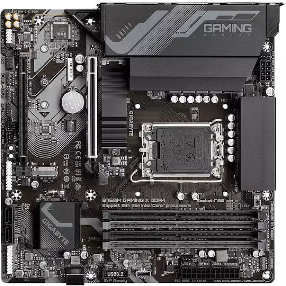 Gigabyte B760M Gaming X DDR4 rev. 1.0 Motherboard Micro ATX με Intel 1700 Socket