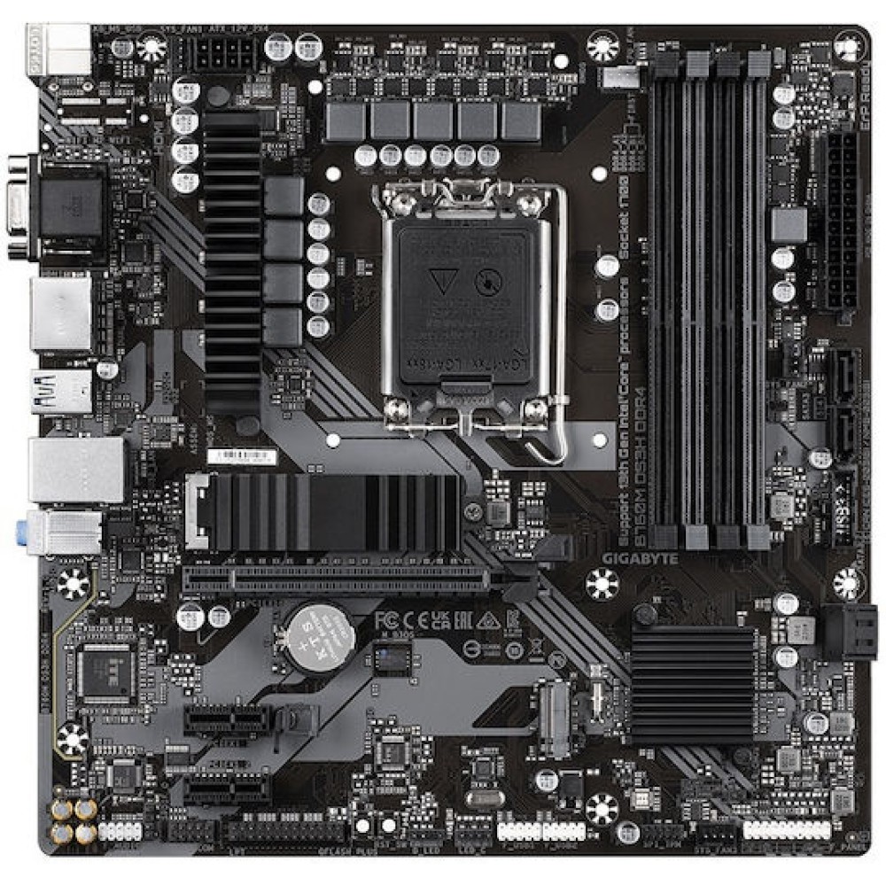 Gigabyte B760M DS3H DDR4 rev. 1.0 Motherboard Micro ATX με Intel 1700 Socket