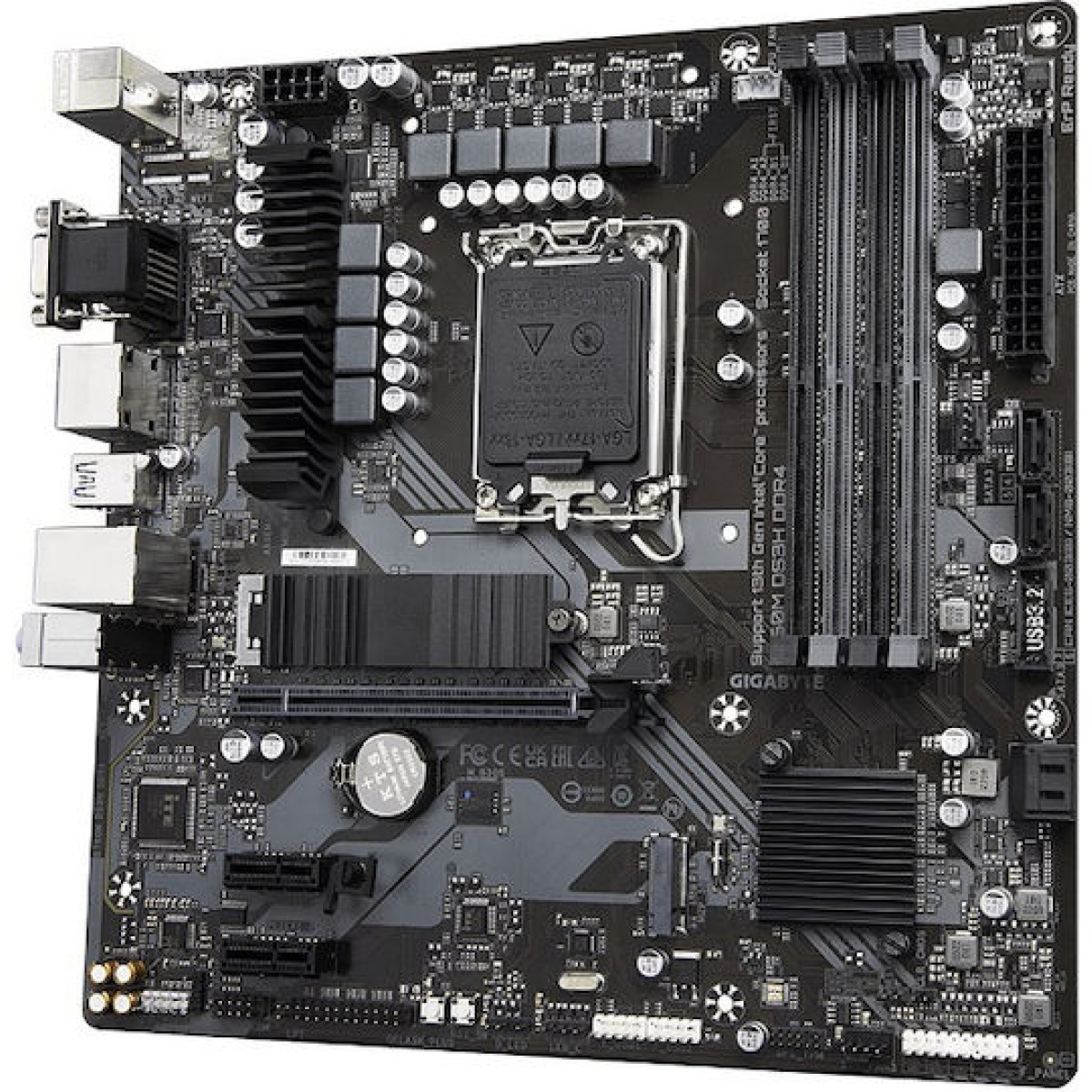 Gigabyte B760M DS3H DDR4 rev. 1.0 Motherboard Micro ATX με Intel 1700 Socket