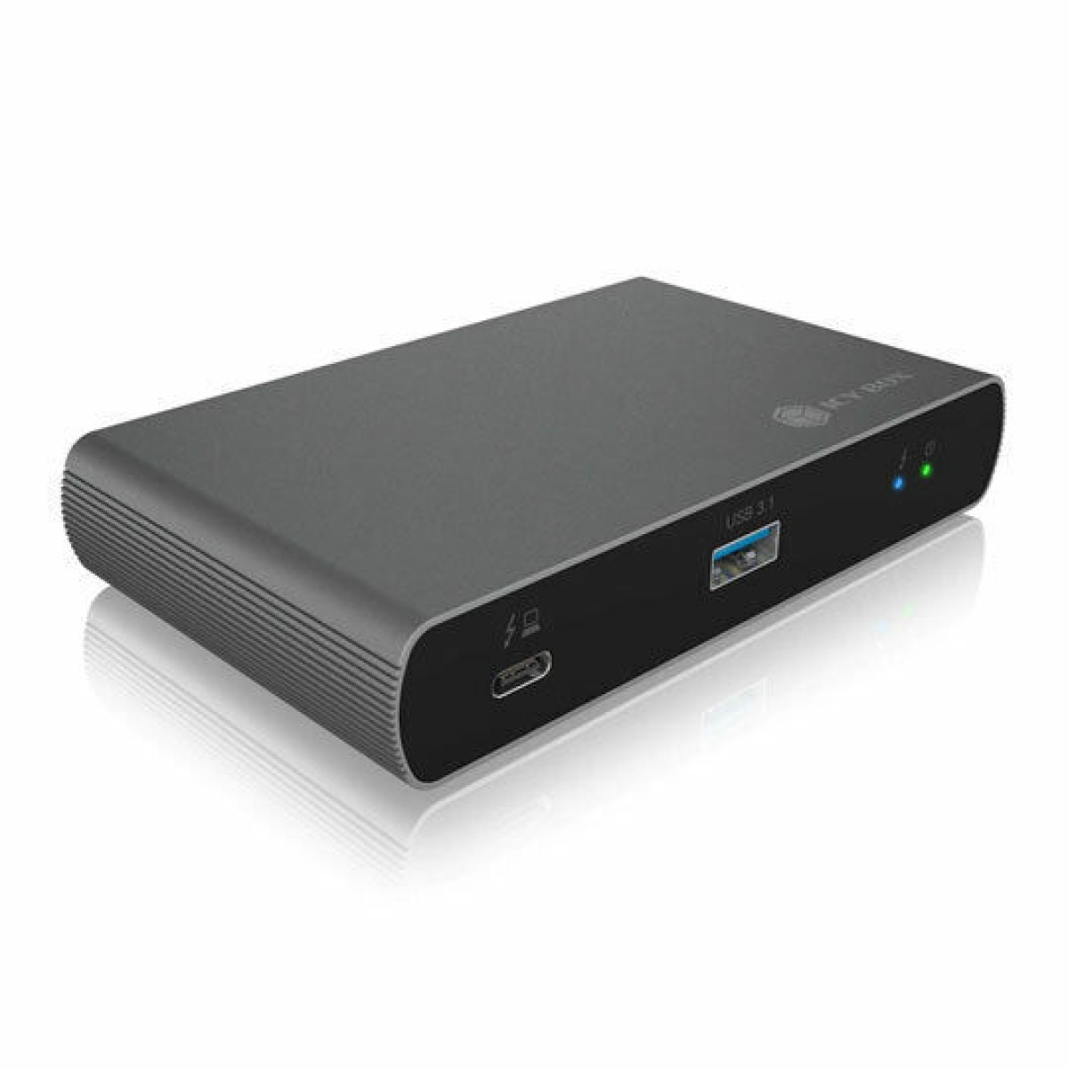 Icy Box Thunderbolt 4 Docking Station με 4K PD και σύνδεση 2 Οθονών Μαύρο (IB-HUB801-TB4)