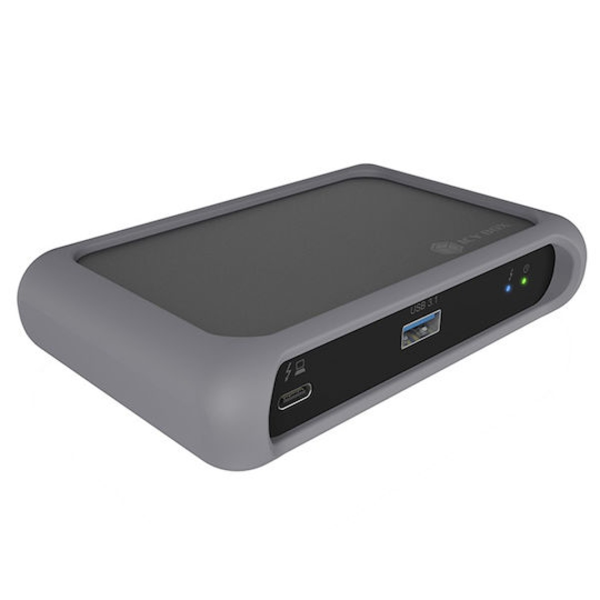 Icy Box Thunderbolt 4 Docking Station με 4K PD και σύνδεση 2 Οθονών Μαύρο (IB-HUB801-TB4)