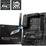 MSI Pro B760-P WIFI DDR4 Motherboard ATX με Intel 1700 Socket 7D98-001R