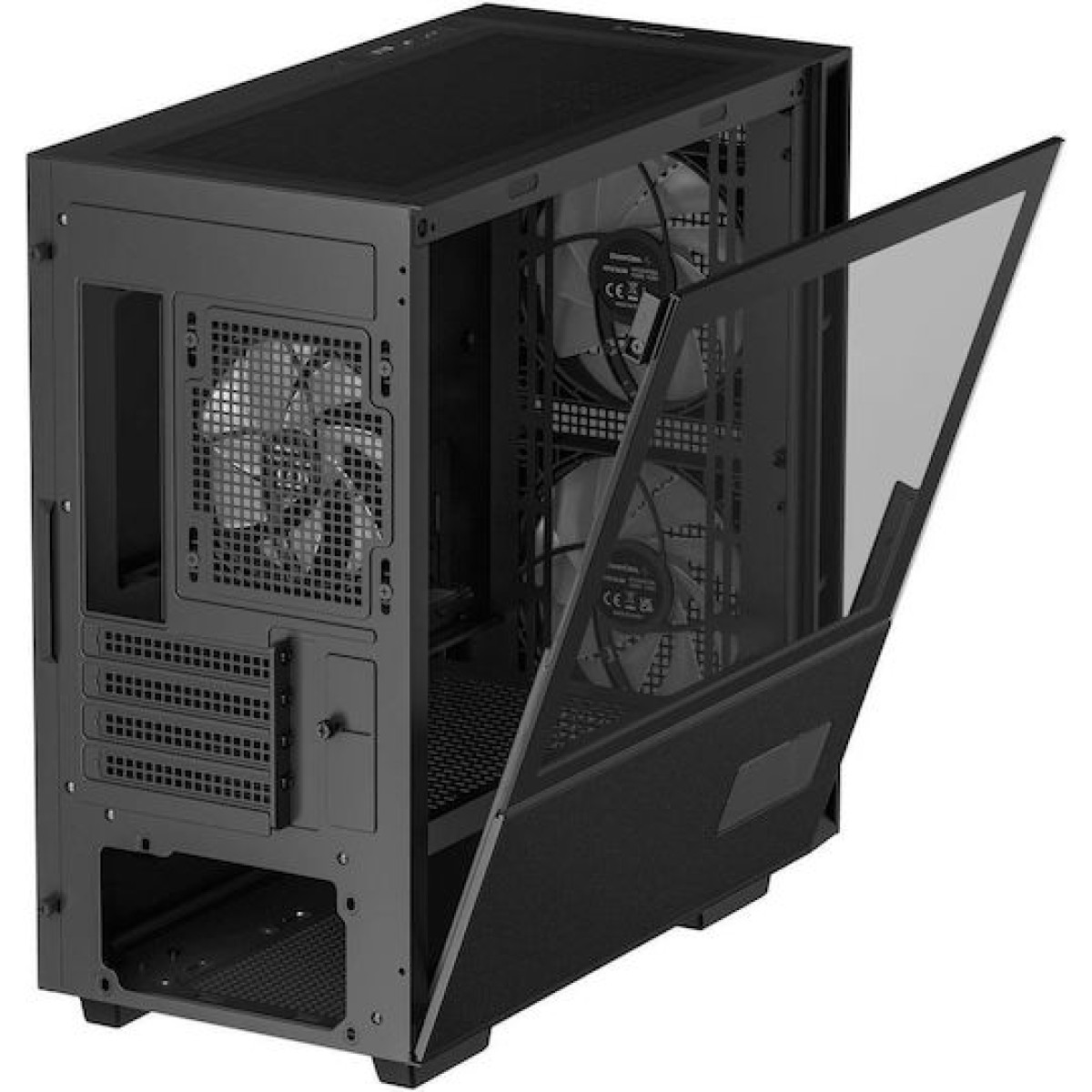 Deepcool CH360 Digital Gaming Micro Tower Κουτί Υπολογιστή με Πλαϊνό Παράθυρο Μαύρο