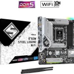 ASRock B760M Steel Legend WiFi Motherboard Micro ATX με Intel 1700 Socket 90-MXBL70-A0UAYZ