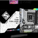 ASRock B760M Steel Legend WiFi Motherboard Micro ATX με Intel 1700 Socket 90-MXBL70-A0UAYZ