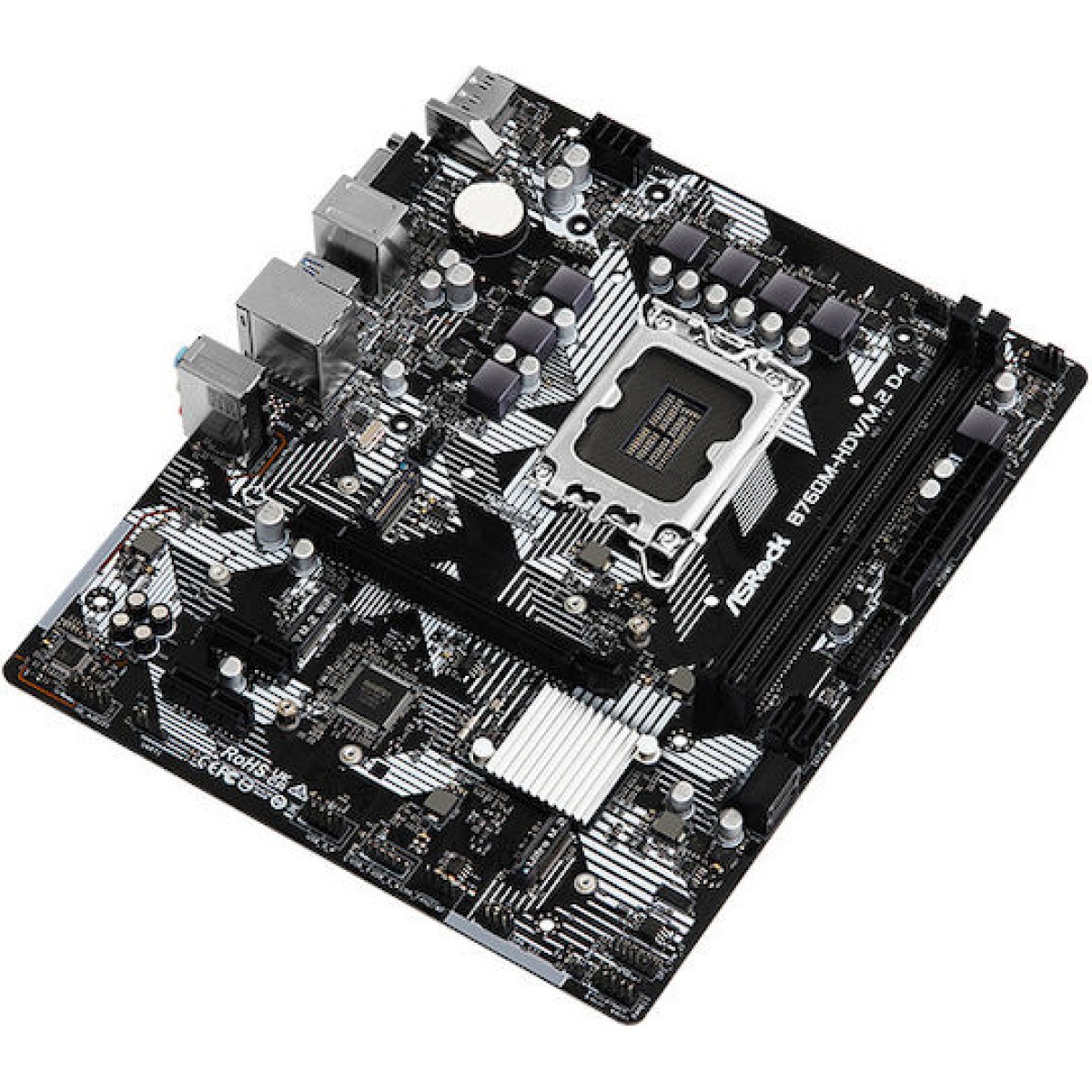 ASRock B760M-HDV/M.2 D4 Motherboard Micro ATX με Intel 1700 Socket 90-MXBL40-A0UAYZ