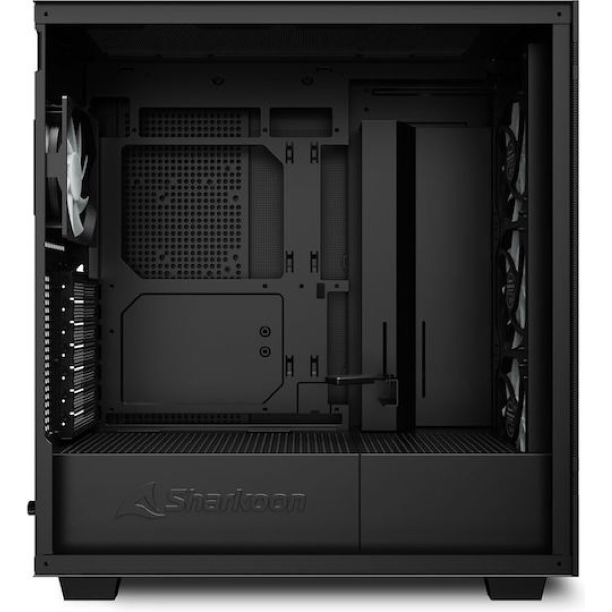 Sharkoon Rebel C50 RGB Gaming Midi Tower Κουτί Υπολογιστή με Πλαϊνό Παράθυρο Μαύρο