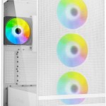 Sharkoon Rebel C50 RGB Gaming Midi Tower Κουτί Υπολογιστή με Πλαϊνό Παράθυρο Λευκό