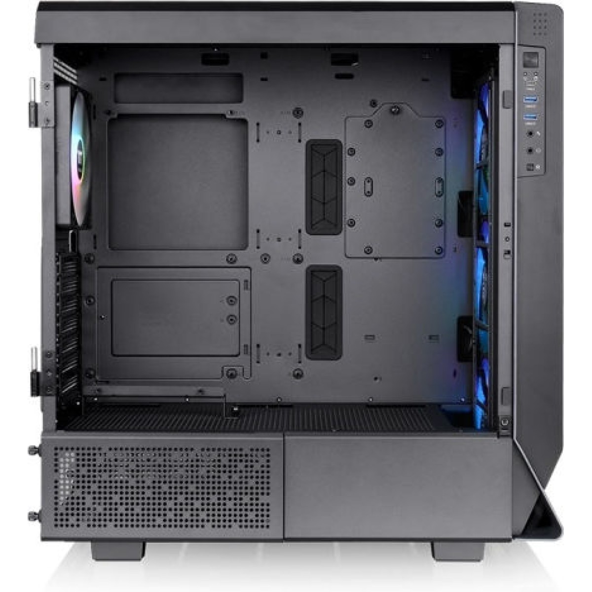 Thermaltake Ceres 500 TG Gaming Midi Tower Κουτί Υπολογιστή με Πλαϊνό Παράθυρο και RGB Φωτισμό Μαύρο