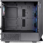 Thermaltake Ceres 500 TG Gaming Midi Tower Κουτί Υπολογιστή με Πλαϊνό Παράθυρο και RGB Φωτισμό Μαύρο