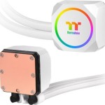 Thermaltake TH420 ARGB Sync Υδρόψυξη Επεξεργαστή Τριπλού Ανεμιστήρα 140mm για Socket AM4/AM5/1700/1200/115x Λευκή