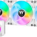 Thermaltake TH420 ARGB Sync Υδρόψυξη Επεξεργαστή Τριπλού Ανεμιστήρα 140mm για Socket AM4/AM5/1700/1200/115x Λευκή