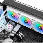 Thermaltake TH420 ARGB Sync Υδρόψυξη Επεξεργαστή Τριπλού Ανεμιστήρα 140mm για Socket AM4/AM5/1700/1200/115x Λευκή